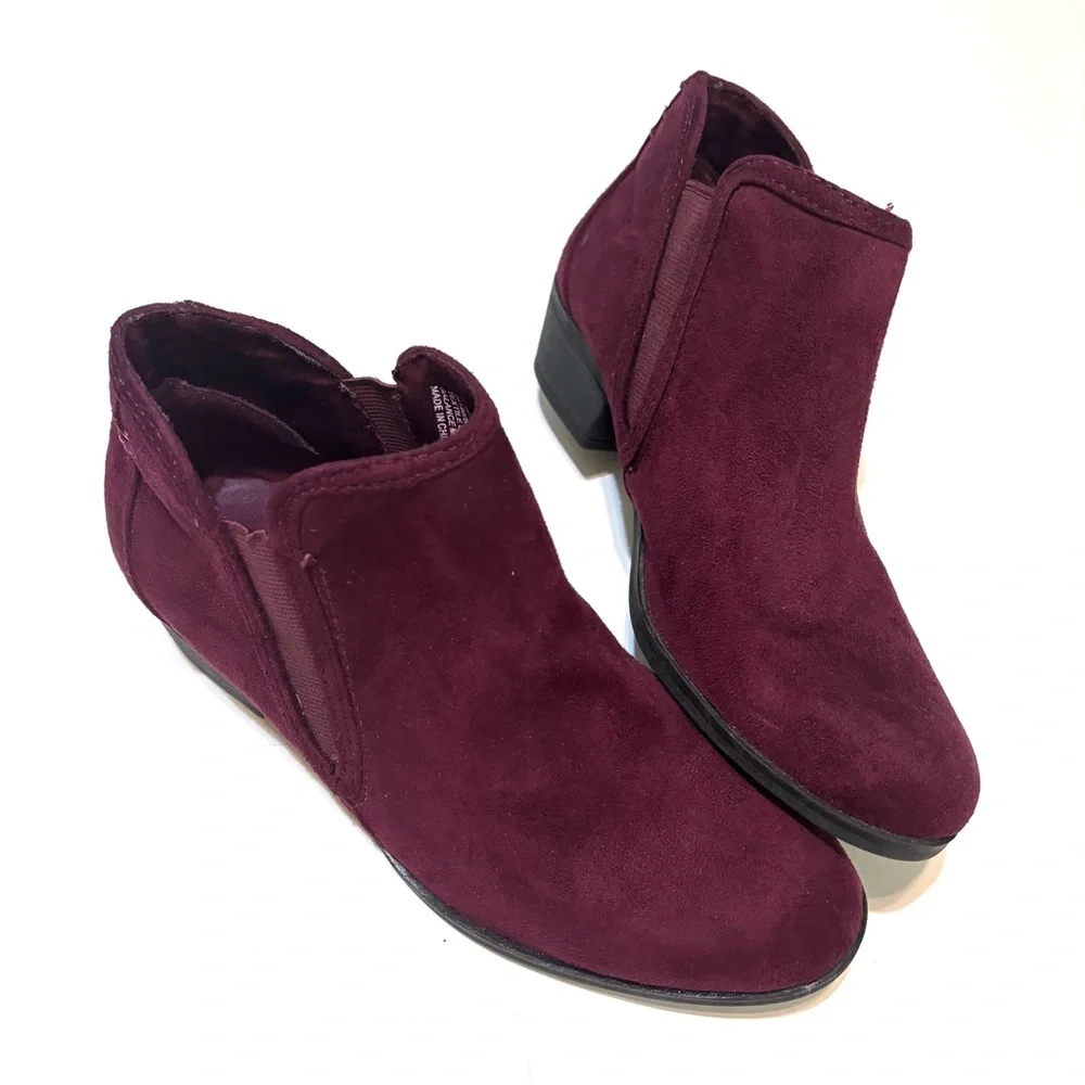 Maurices Women's Burgundy Ankle Boots